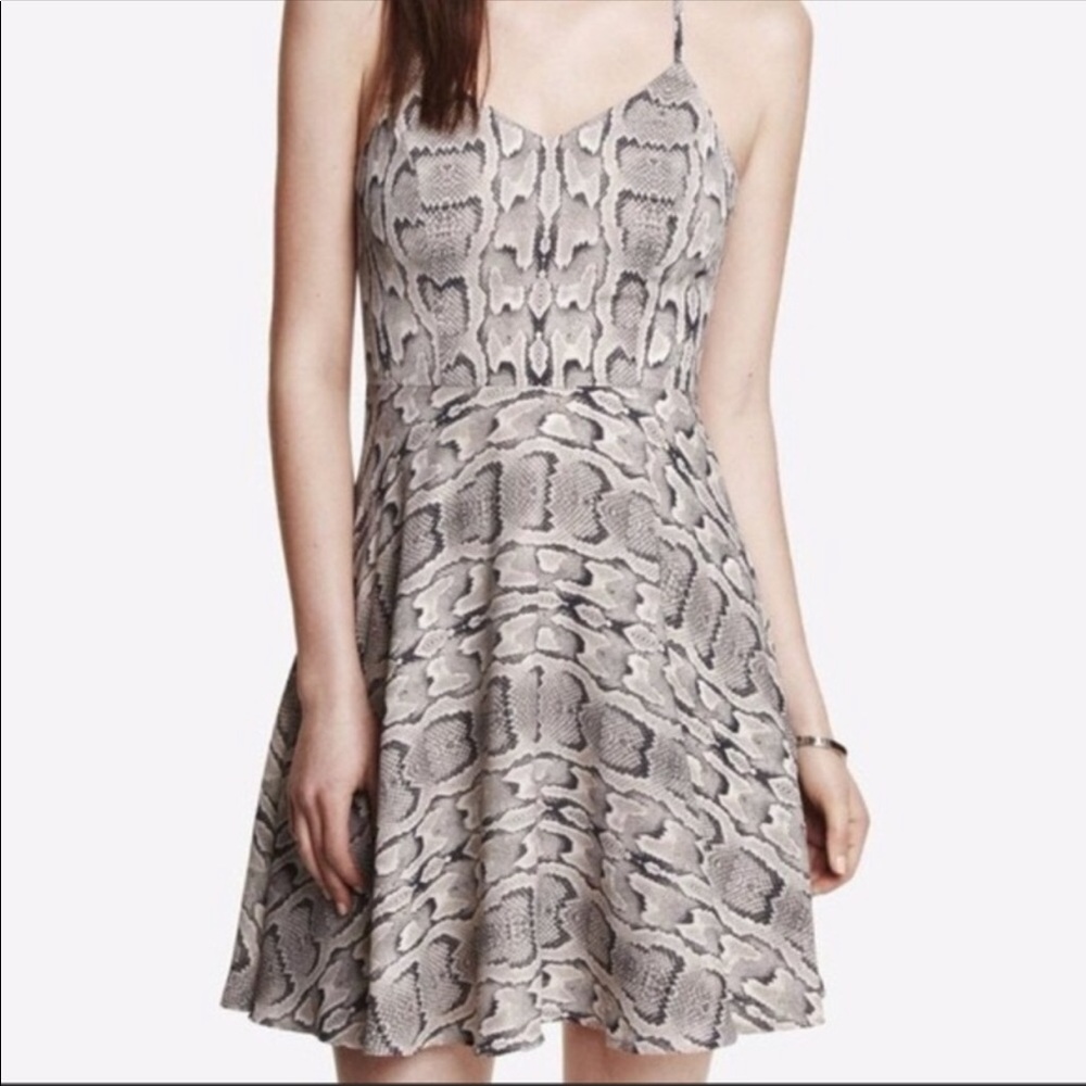 Snakeskin Express dress